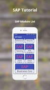 برنامه‌نما SAP Tutorial عکس از صفحه