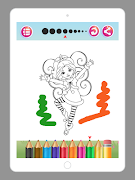 Princess Coloring Book syot layar 7