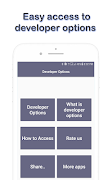Developer options & Settings for Android Developer poster