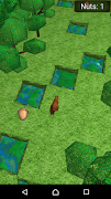 Squirrel in forest poster