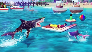 Killer Shark Attack Simulator تصوير الشاشة 1