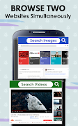 Dual Screen Browser - Split Screen Web Browser 截图 3