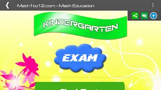 Kindergarten math Affiche