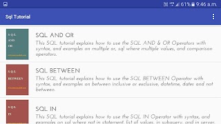 Sql Query Tutorial स्क्रीनशॉट 2