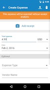 ExpenseIt from Concur Ekran Görüntüsü 3