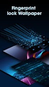 برنامه‌نما lock screen Fingerprint عکس از صفحه