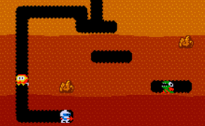 Guide Dig-Dug plakat