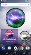 3D Galaxy Analog Clock Ekran Görüntüsü 6