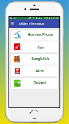All Sim Information & USSD Code পোস্টার