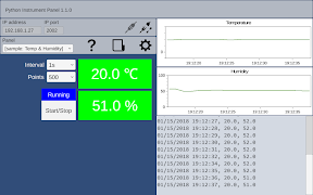 GUI Maker for ESP8266 & ESP32 - Python Inst. Panel screenshot 2