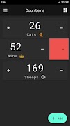 Counters - Simple, Material-Dark Tally Counter скриншот 4