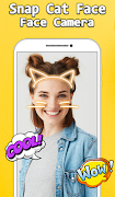 Snap Cat Face Camera スクリーンショット 4