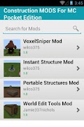 Construction MODS For MCPocket اسکرین شاٹ 1