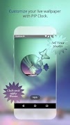 PIP Clock Live wallpaper اسکرین شاٹ 2
