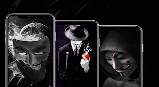 black wallpaper پوسٹر