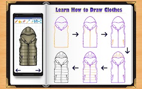 Learn How to Draw Clothes screenshot 7