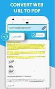 Web To PDF Converter - Convert HTML to PDF اسکرین شاٹ 1
