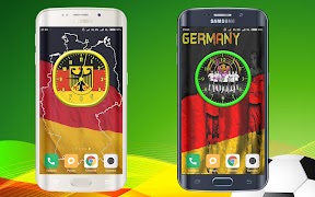 Germany Football Wallpaper Clock Live Ekran Görüntüsü 1