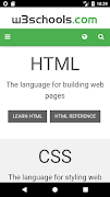 w3schools online tutorials screenshot 1