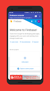 Firebase Console -Google firebase webview-firebase اسکرین شاٹ 2
