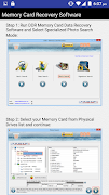 Memory Card Recovery Software Help ภาพหน้าจอ 3
