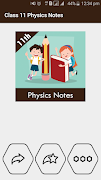 Class 11 Physics Notes โปสเตอร์