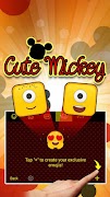 Cute Mickey Theme&Emoji Keyboard ภาพหน้าจอ 2