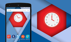 Multicolor Analog Clock Widget imagem de tela 2
