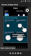 Chrome Analog Clock ภาพหน้าจอ 6