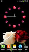 Rosas Relógio Widgets imagem de tela 4