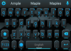 Future Mecha Keyboard Theme تصوير الشاشة 1