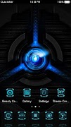 Blue Iron Metallic Theme Ekran Görüntüsü 2