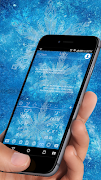 Frozen Ice Keyboard Theme for Emoji Keyboard captura de pantalla 4