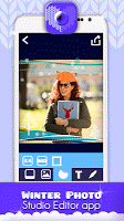 Winter Photo Studio Editor App Ekran Görüntüsü 2