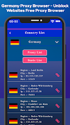 Germany Proxy Browser - Unblock Websites Free captura de pantalla 3