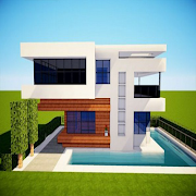 Modern Minecraft House syot layar 6