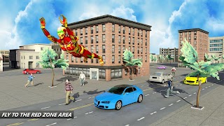 Flying Robot Superhero: Crime City Rescue capture d'écran 6