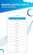 برنامه‌نما Universal TV Remote - TV Remote In Android Phone عکس از صفحه