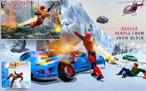 Flying Robot Rope Speed Hero - Rescue Mission ポスター