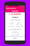 Maths Formulas Pro 스크린샷 3