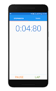 Stopwatch & Timer syot layar 1