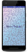Math Multiplication Tables ポスター