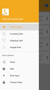 برنامه‌نما Automatic Call Recorder عکس از صفحه