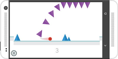 Bouncy Flat Ball screenshot 1