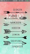 BTS Kpop Lock Screen imagem de tela 1