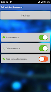 Call and SMS Announcer スクリーンショット 1
