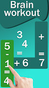 برنامه‌نما Math games - brain workout عکس از صفحه