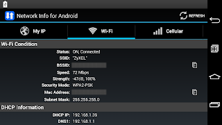Network Info for Android স্ক্রিনশট 5