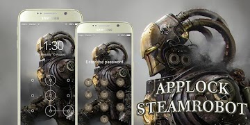 AppLock Theme Steam Robot ảnh chụp màn hình 7