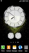 Chrome Analog Clock ภาพหน้าจอ 4